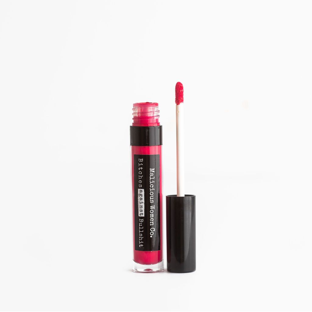 Bitches Against Bullshit - Malicious Matte Liquid Lipstick - Bitch Slap! (Fuchsia) - Malicious Women Co. - Makeup